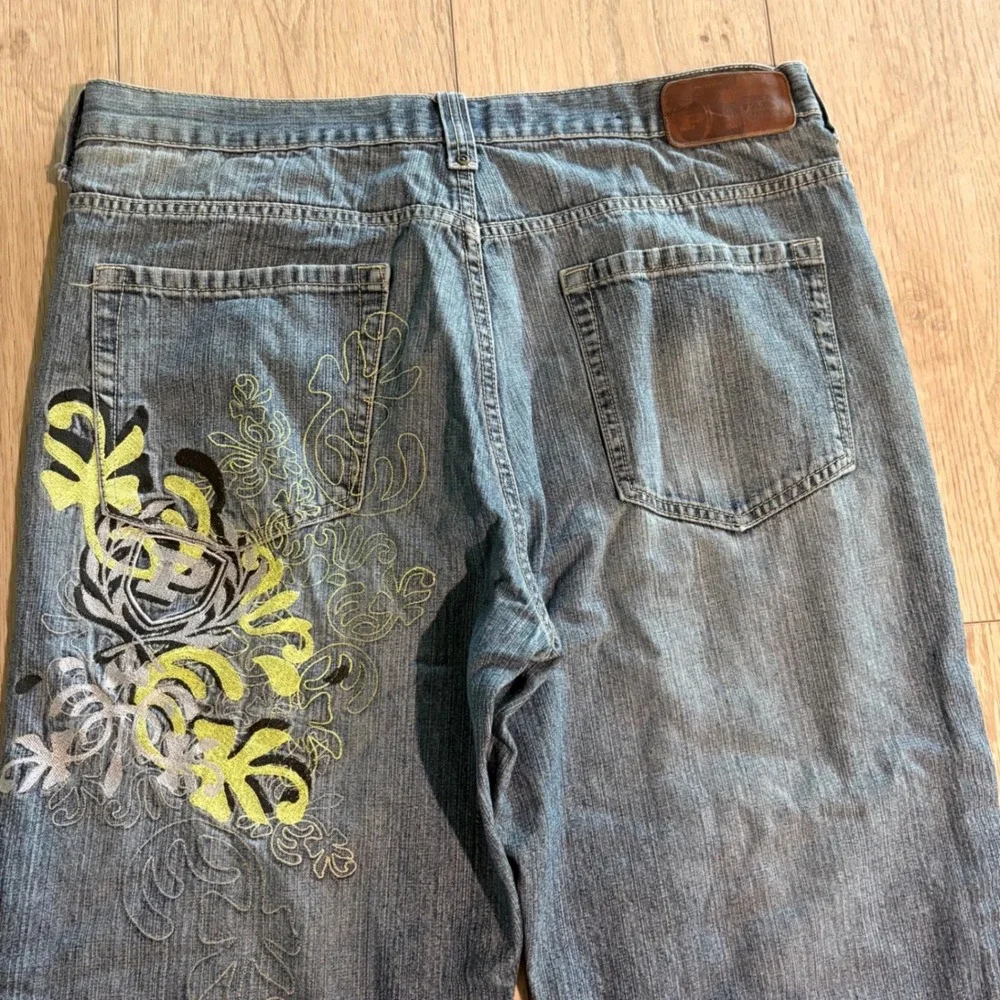 Vintage Y2K Baggy Phat Farm Bootcut Jeans With Insane Back Hit Size 36X33